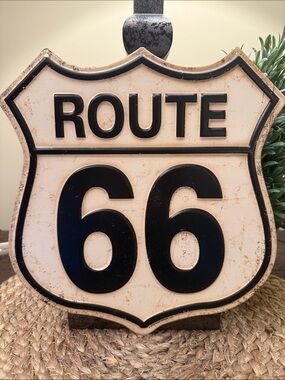 Route 66 Metal Wall Sign